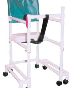 Walker PVC w/Ht Adj Arms & & Seat-Tall-w/Outriggers