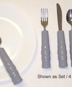 Weighted Utensils Set/4 Tea & Soupspoon Fork & Knife