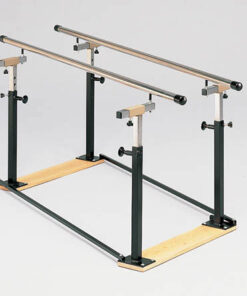 Folding Parallel Bars 7' w/Wood Base