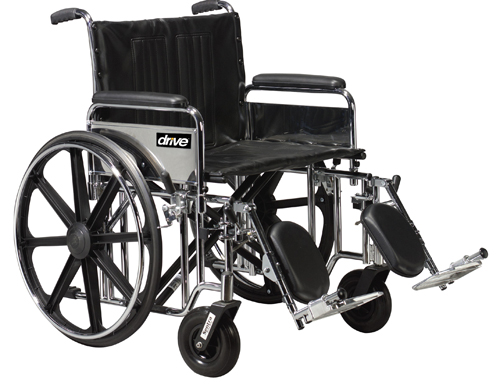 Bàn Rem dành cho xe lăn béo phì S / A Chỗ để chân Rộng 22
