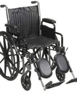 Wheelchair Econ Rem Desk Arms 20  w/ELR Dual Axle K1/K2
