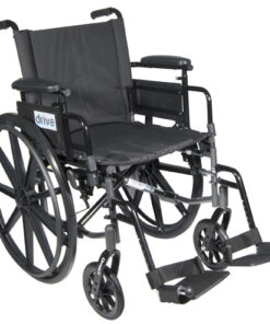 Cruiser X4 W/C 20  w/SF & Ht Adj Flip-Back Desk Arms