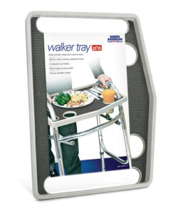 Walker Tray w/ Grip Mat  Gray - Gray