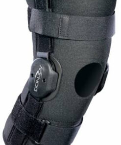 Hinged Knee Support Sleeve w/ Open Popliteal & Horseshoe  XS