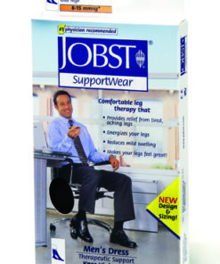Jobst For Men 8-15  XL Over-The-Calf Dress Sock Navy