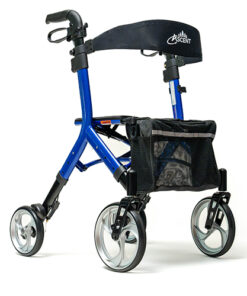 Ascent Euro-Style Rollator Cobalt Blue