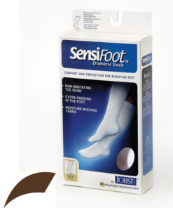 Sensifoot Diabetic Socks  Over the Calf  Brown  Medium