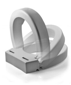 Raised Toilet Seat Elongated Hinged