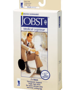Jobst for Men 30-40 Ribbed Thigh-Hi Black X-Large