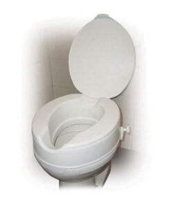 Raised Toilet Seat w/Lid 4  Savannah-style  Retail