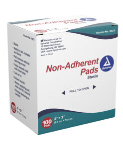 Non-Adherent Gauze Pad Sterile 2  x 3  Bx/100