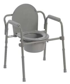 Commode  Folding Steel 3-in-1 Non-Retail Carton (Drive) Cs/4