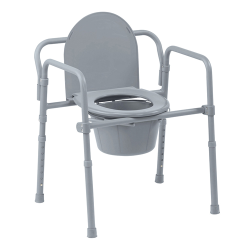 Commode Folding Steel 3-in-1 Comp Edge Line (Drive) Cs/4