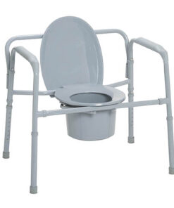 Bariatric Folding Commode 650 lb. Capacity