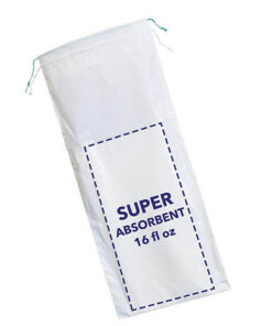 CareBag Men's Urinal Bag w/Super Absorb Pad Box/20