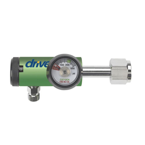 Oxygen Mini Regulator for H/M Tanks 0-15 LPM (CGA540)