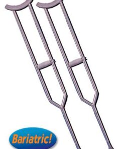 Crutches  Steel  H/D Bariatric Tall Adult  (Pair)