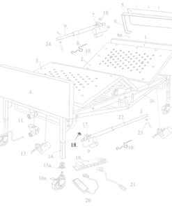 Quick Release Spring Knob For Bed Motor
