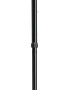 Folding Cane Pistol Grip  Adj. Black Floral  33  - 37