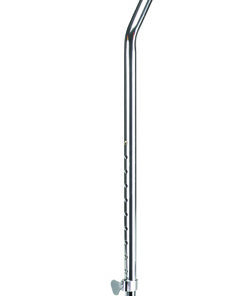 Quad Cane-Large Base Silver w/Vinyl Grip