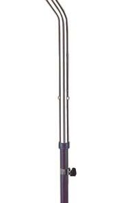 Quad Cane Heavy Duty Chrome Large Base 500# Capacity