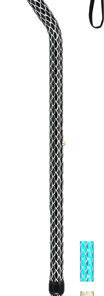 Designer Canes Color Combo Offset Handle Aluminum  Cs/6