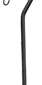 Cane  w/ Tab-Loc Silencer Offset Handle  Black