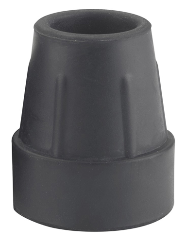Cane Tips for 1 Cane Diameter Black (Pair) Retail Box