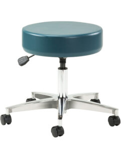 Pneumatic Stool w/o Back Aluminum Base