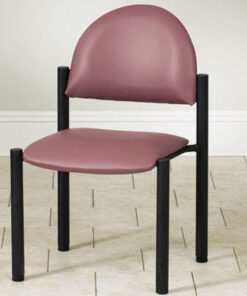 Waiting Room Black Frame Chair w/o Arms