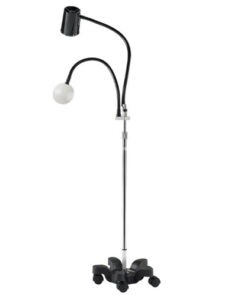 Exam Light  Mobile w/ 2x Magnifier  Black
