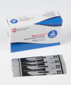 Scalpel Blades #22 St/Steel Box/100  Dynarex