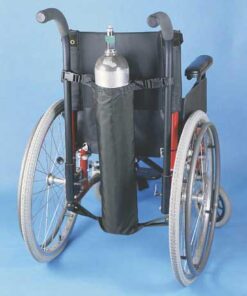 Wheelchair Oxygen Bag Black  27 L x 5  Diameter
