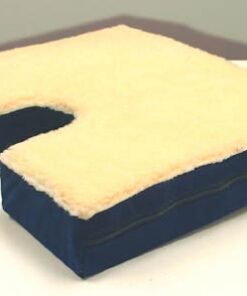 Coccyx Gel Seat Cushion w/ Fleece Top  18 Wx16 D x 3