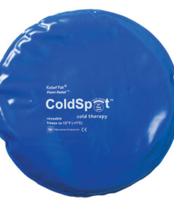 Reusable Heavy Duty Cold Pack  Round 10  Black Urethane