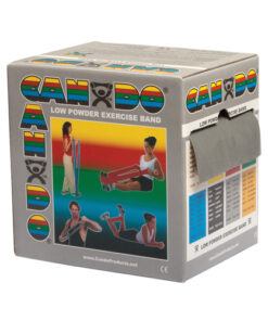 Cando Exercise Band Silver XX-Heavy 50-Yard Dispenser Box