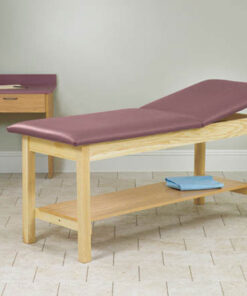H-Brace Trmnt Table Flat  Top w/Shelf 27x72x31