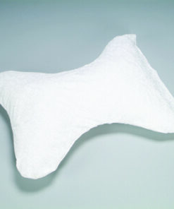 Cervical Butterfly (Bow Tie) Pillow w/Removable Cvr White