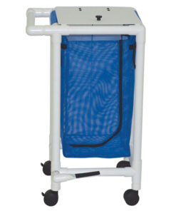 PVC Tubing Single Bag Hamper w. Foot Pedal 23.75 Lx18.75 W