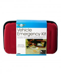 Vehicle Emergency Kit w/Zippered Case
