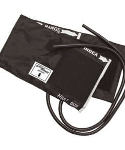 Nylon Inflation Cuff & Bladder 2-Tube  Black  Adult