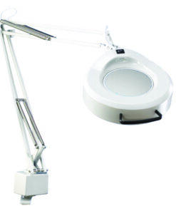 Luxo Fluorescent Magnifying Lamp W/ Mobile Base