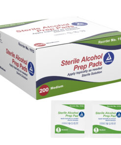 Alcohol Prep Pads- Bx/200 Medium Sterile