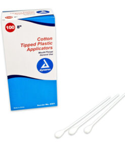 Mouth/Throat 8  Cotton-Tipped Applicators Bx/100 Non-Sterile