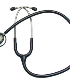 Stainless Steel Stethoscope Adult  Black