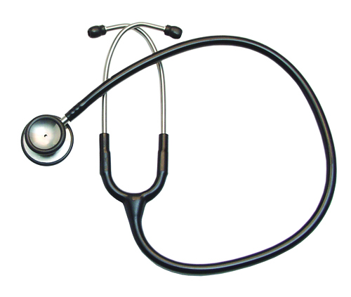 Stainless Steel Stethoscope Adult Black