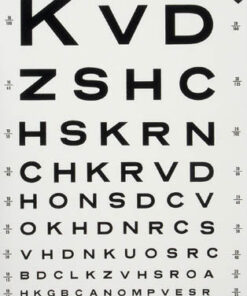 Illuminated Eye Chart-Snellen 10' Distance