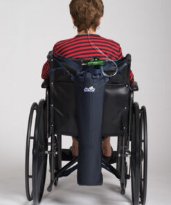 Carrier Bag for D/E Cylinders Attaches to Wheelchair/Scooter