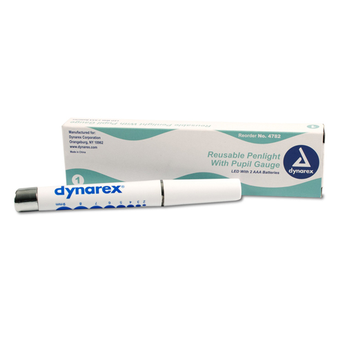 Penlight Reusable LED w/Pupil Gauge and Batteries