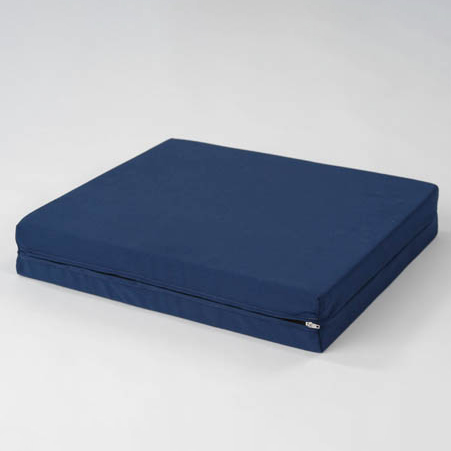 Convoluted W/C Foam Cushion w/Cover 18 x 16 x 4 Blue
